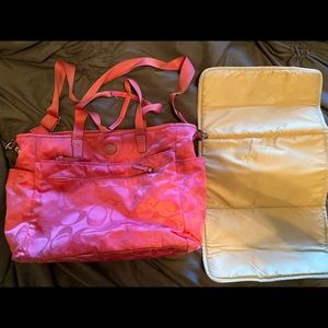 Coach diaper bag